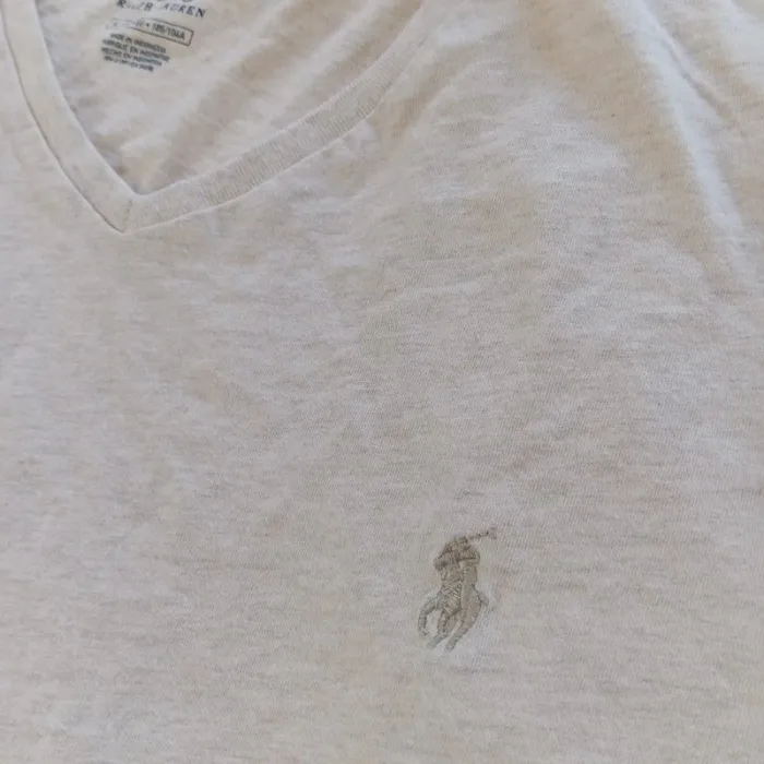 Polo Ralph Lauren T-shirt Pour Hommes Taille XL Couleur Beige Clair - photo numéro 4