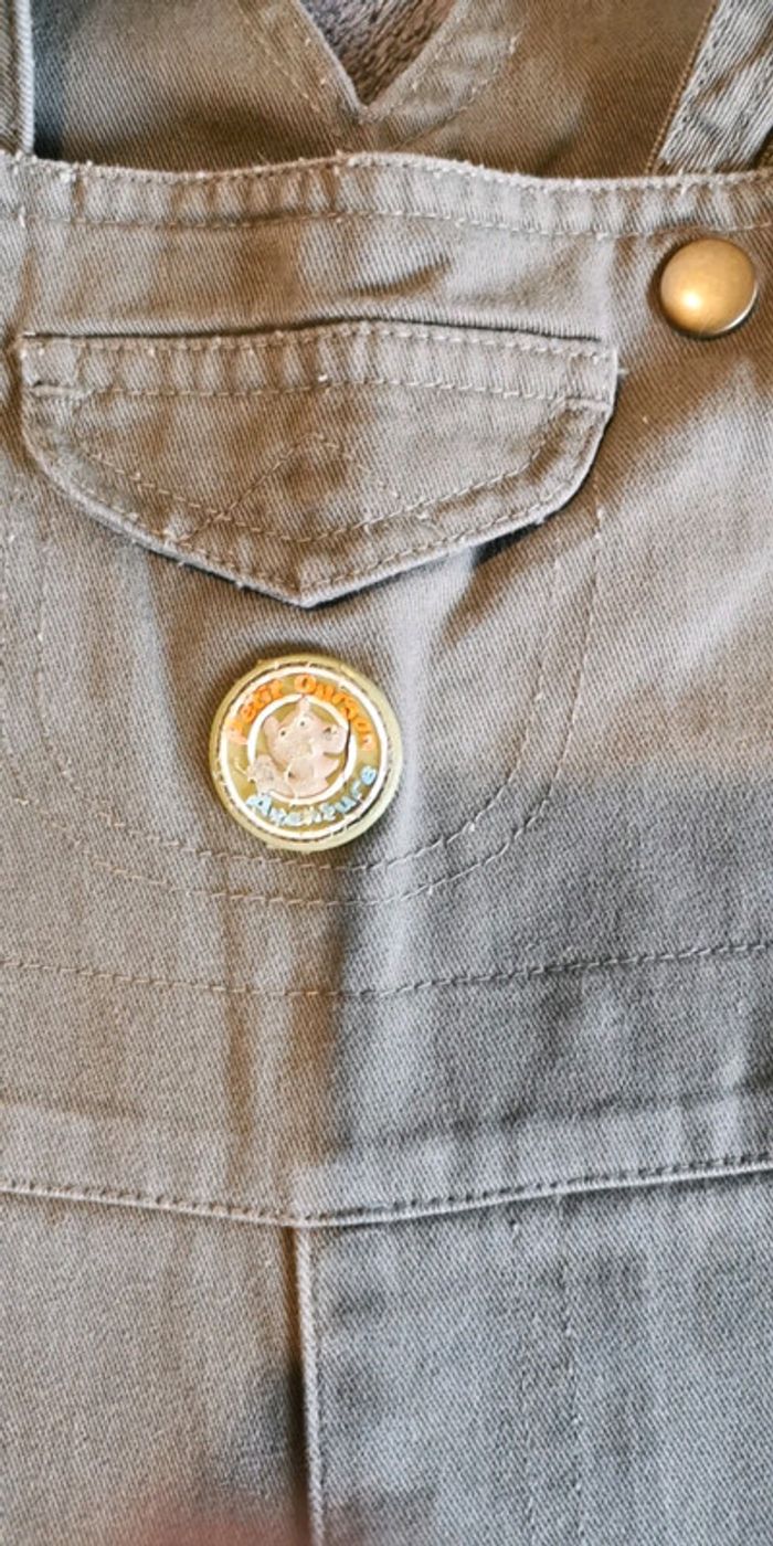 Salopette mi saison vert kaki 1 an - photo numéro 3