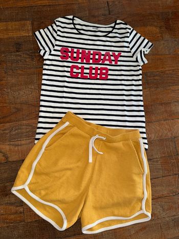 T-shirt et short Kiabi  10 ans
