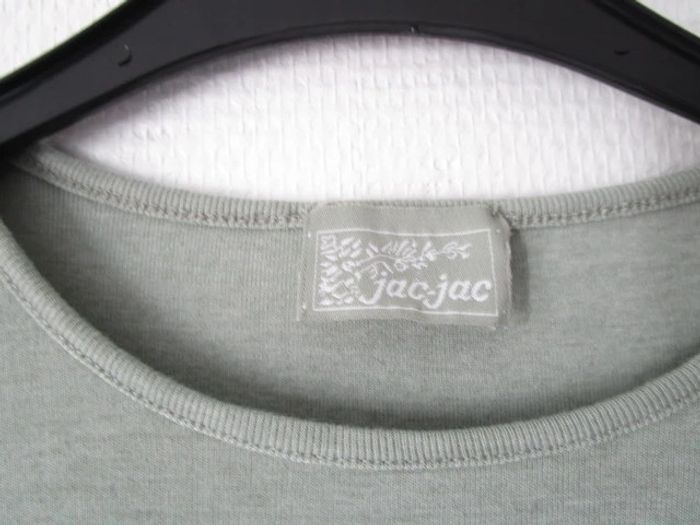 T-shirt vert vintage fleurs 40 TBE - photo numéro 7