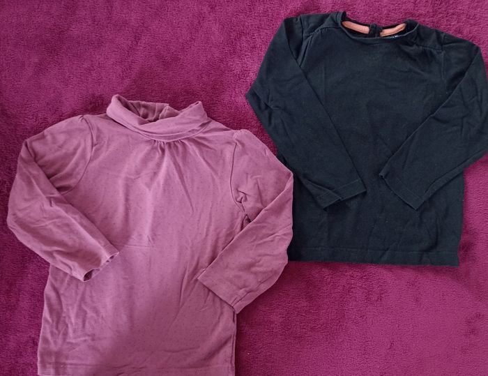 Lot de 2 t-shirts manches longues
