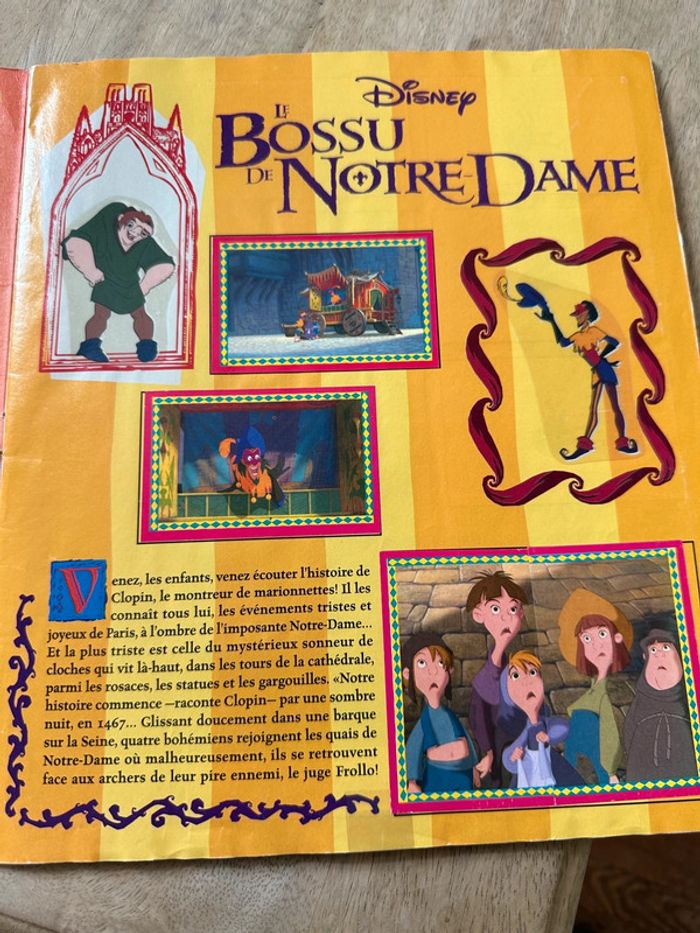 Panini - Album complet stickers autocollants Walt Disney Le Bossu de Notre Dame - photo numéro 4