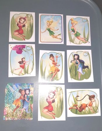 lot images stickers fée clochette disney fairies