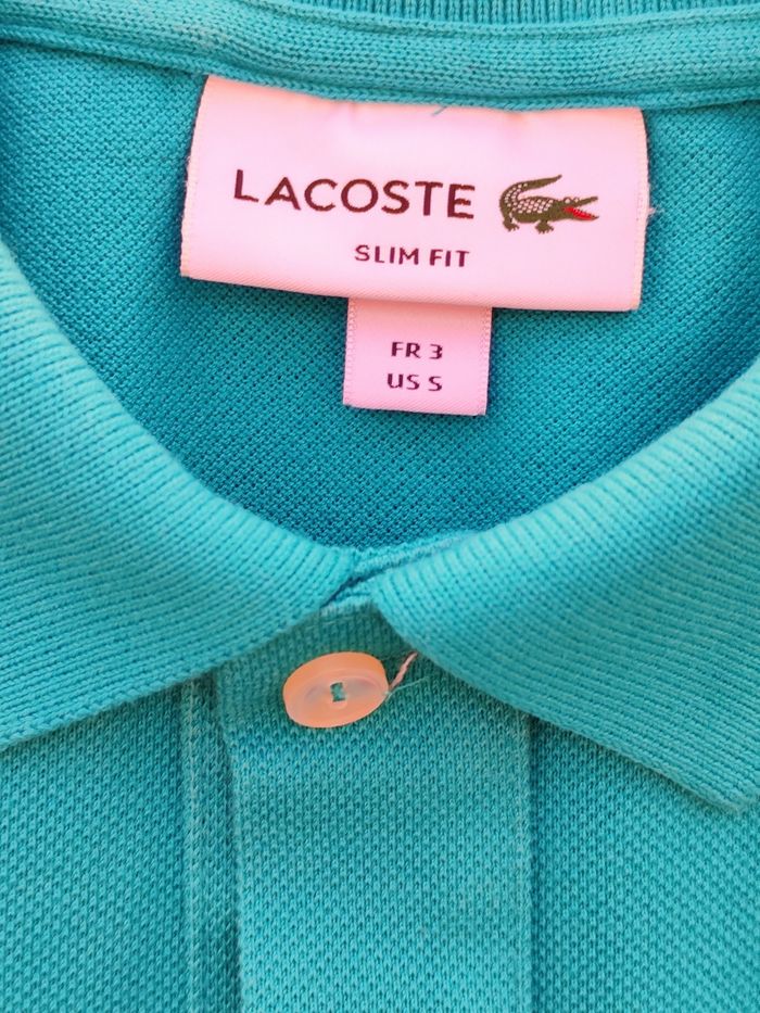 Polo Lacoste original L12.12 slim fit taille S - photo numéro 8