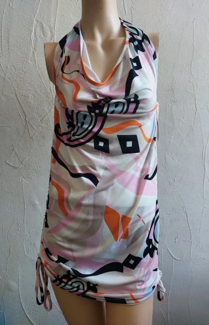 Robe d'été colorée à motifs