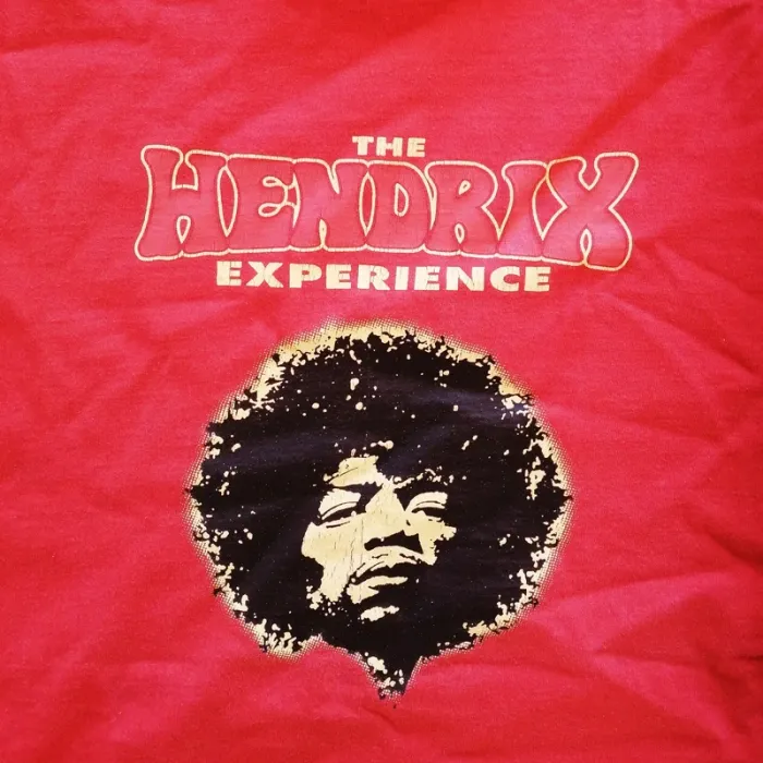 The Hendrix Experience T-Shirt Rock Music Rouge Homme Exclusif Collection (Taille L) - photo numéro 3