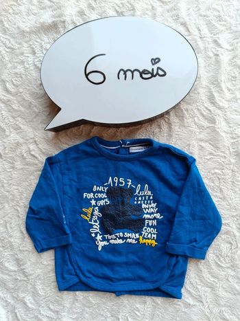 Sweat Garçon 6 mois Lulu castagnette Gémo