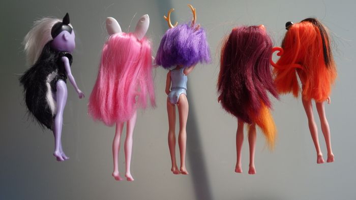 Lot de 5 poupées Enchantimals + 6 animaux Mattel - photo numéro 4