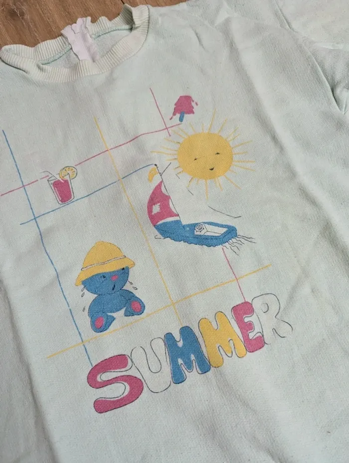 Super pyjama 1 pièce vintage 3-4 ans - photo numéro 2