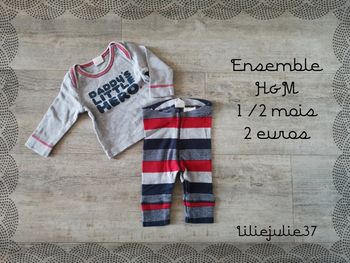 Ensemble H&M 1/2 mois