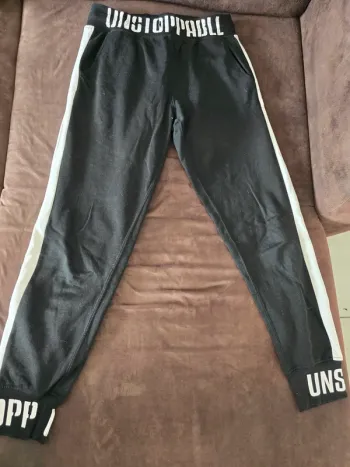 Jogging femme noir lettrage L Jennyfer