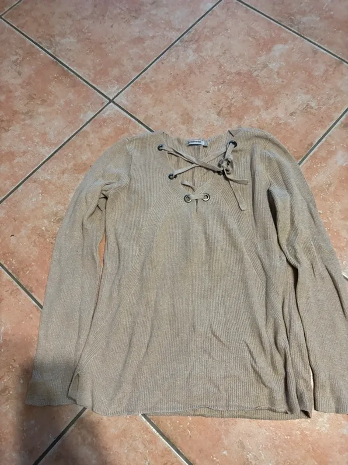 Pull stradivarius beige