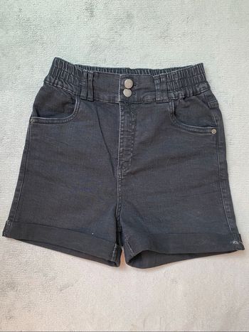 Short noir taille haute