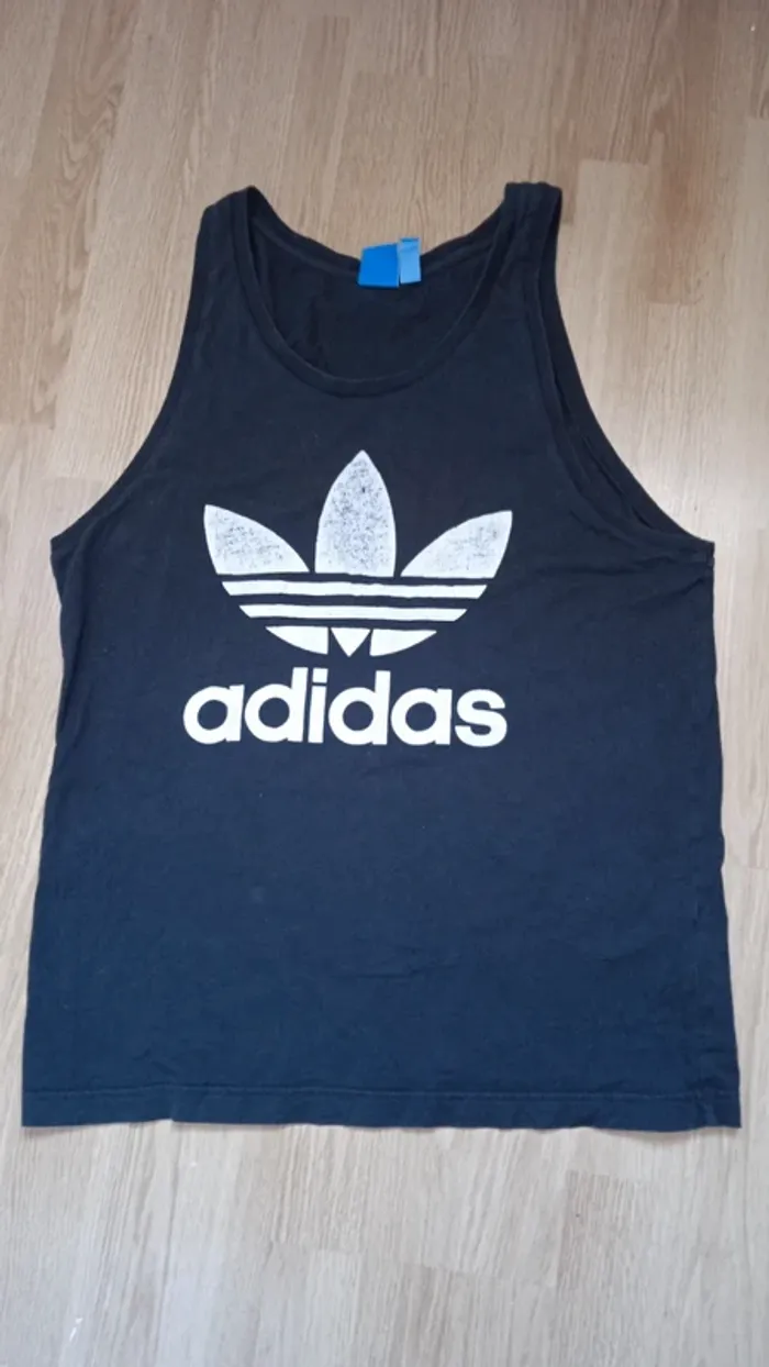 Adidas homme L – Débardeur sportif noir, idéal pour l’entraînement - photo numéro 2