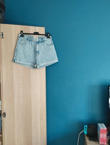 Short en jean bleu clair denim collection Tally Weijl - Taille L 40