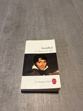 Livre Le rouge et le noir - Stendhal