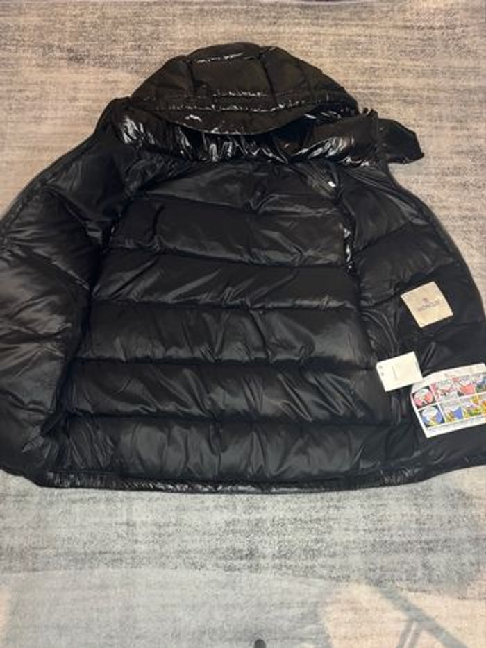 Doudoune Sans Manches Moncler Maya Noire Brillante - photo numéro 3