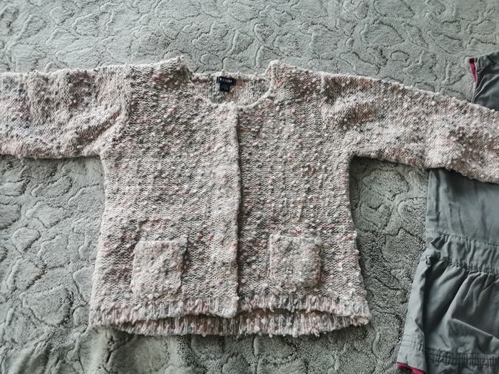 Robes et gilets bébé 18 mois lot de 4 habits roses - photo numéro 6