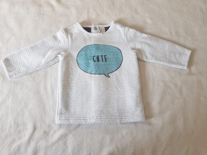 Haut manches longues garçon 12 mois