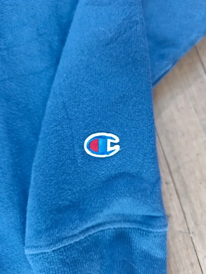 Sweat Vintage champion bleu M - photo numéro 5