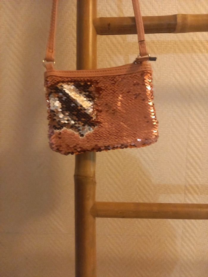 Sac rose enfant a sequin rose qui change de couleur - photo numéro 2