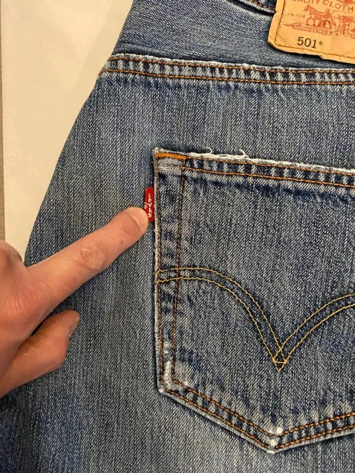 Jean Levi’s 501 Vintage homme taille 42 – bleu clair, très bon état - photo numéro 4