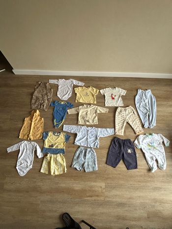 Lot vêtements bébé garçon 12 mois – Été & mi-saison, complet