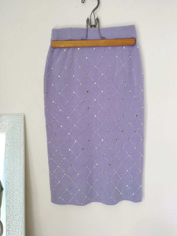 Jupe droite chic moulante taille S 36 marque Indépendante - photo numéro 4