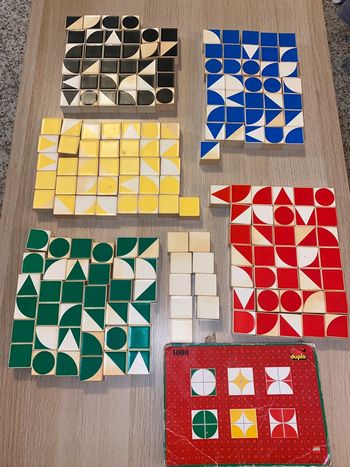 Lego duplo 1000 vintage briques autocollant construction jeu