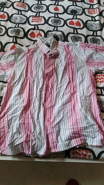 Chemise manches courtes grande taille