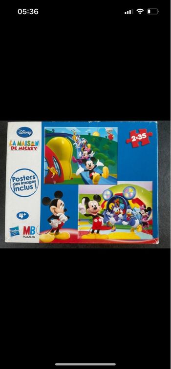 Puzzle la maison de Mickey
