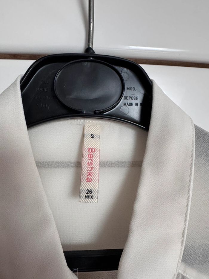Chemise manches courtes transparente - photo numéro 3
