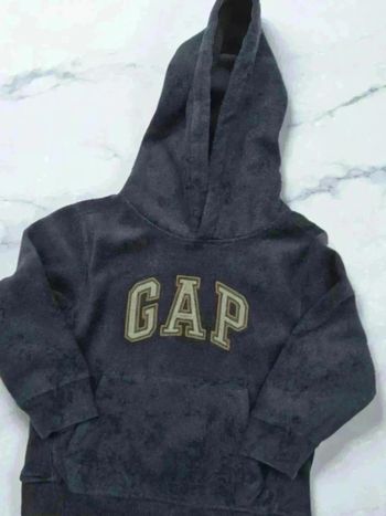 Pull capuche bleu M 🌹 4 / 5 ans 🌹