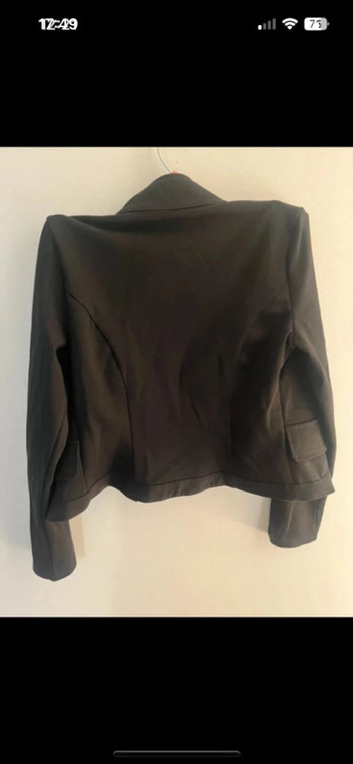 Veste style officier noire - Taille S - photo numéro 2