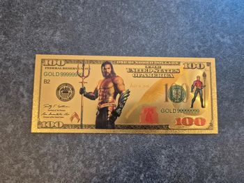 Billet OR à collectionner Aquaman DC Comics