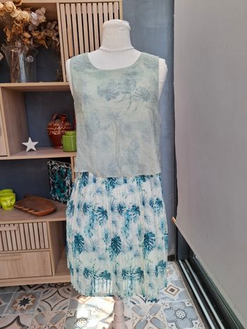 Robe Smash fleurie – Coupe ajustée – Style Espagnol – Taille L