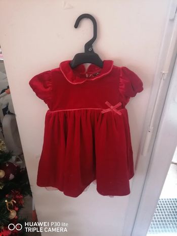 Robe rouge 12 mois