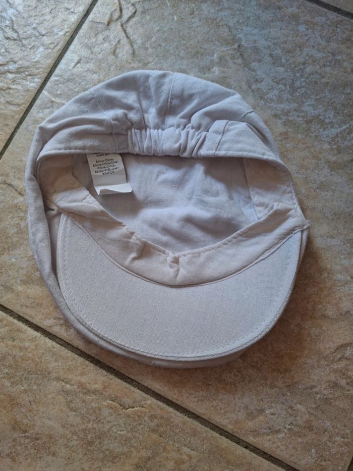 Casquette blanche bébé garçon - photo numéro 2
