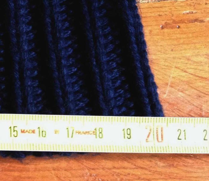 Bonnet d'hiver maille marine camaieu taille unique femme - photo numéro 7