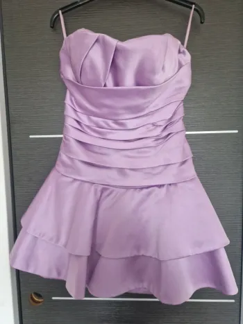 Robe de cocktail bustier Lilas taille 38