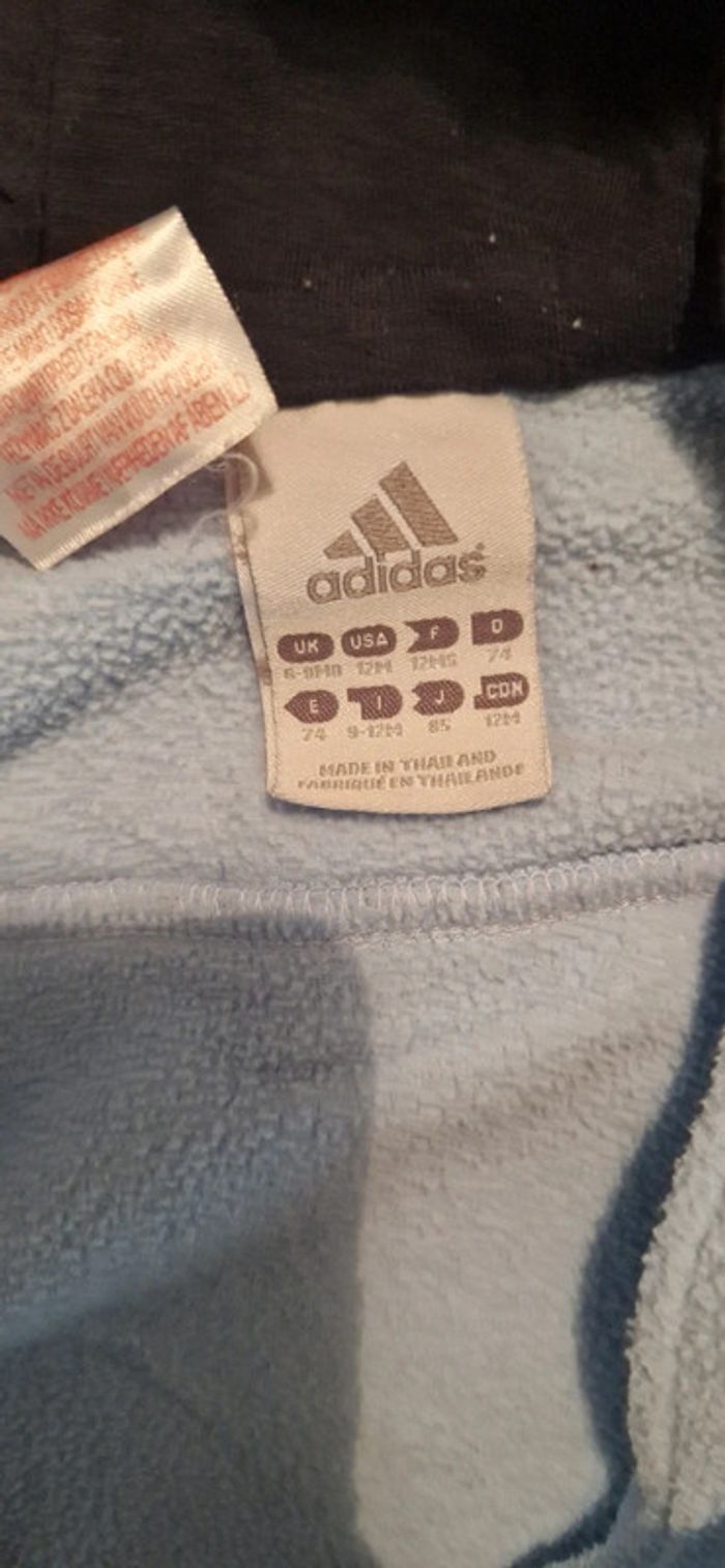 Gilet garçon Adidas 12 mois - photo numéro 4