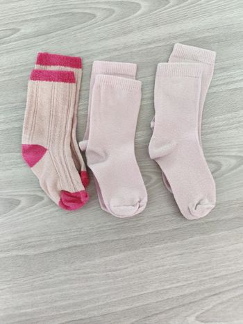 Chaussettes roses 19/22