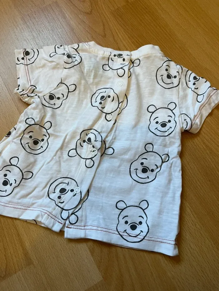 T-shirt manche courte Winnie 3 mois - photo numéro 2