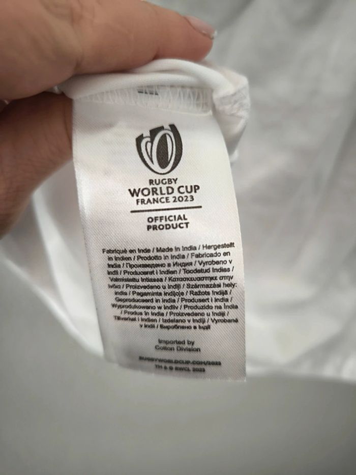 T shirt rugby World cup France 2023 taille M neuf - photo numéro 3