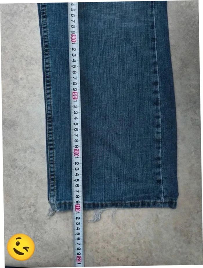 Jeans Levi's denizen W38 FR48 L32 coupe droite bleu Homme Men pan288b - photo numéro 5