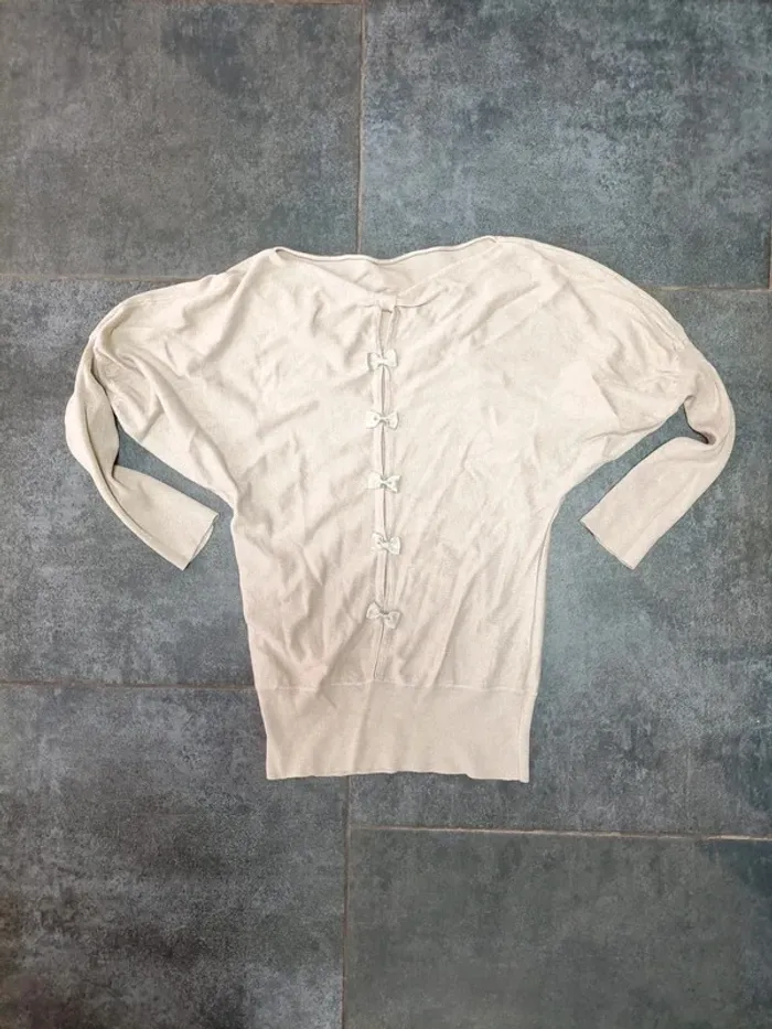 Pull avec joli dos - photo numéro 2