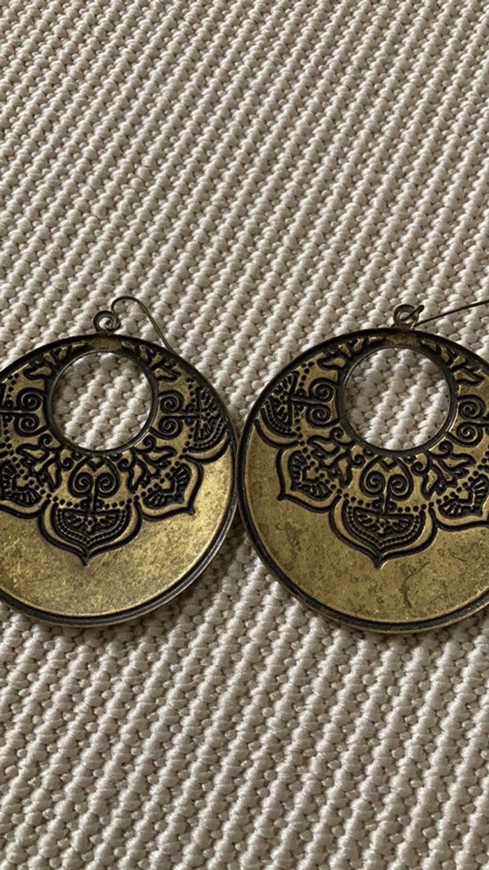 Boucles d’oreilles créoles - photo numéro 3