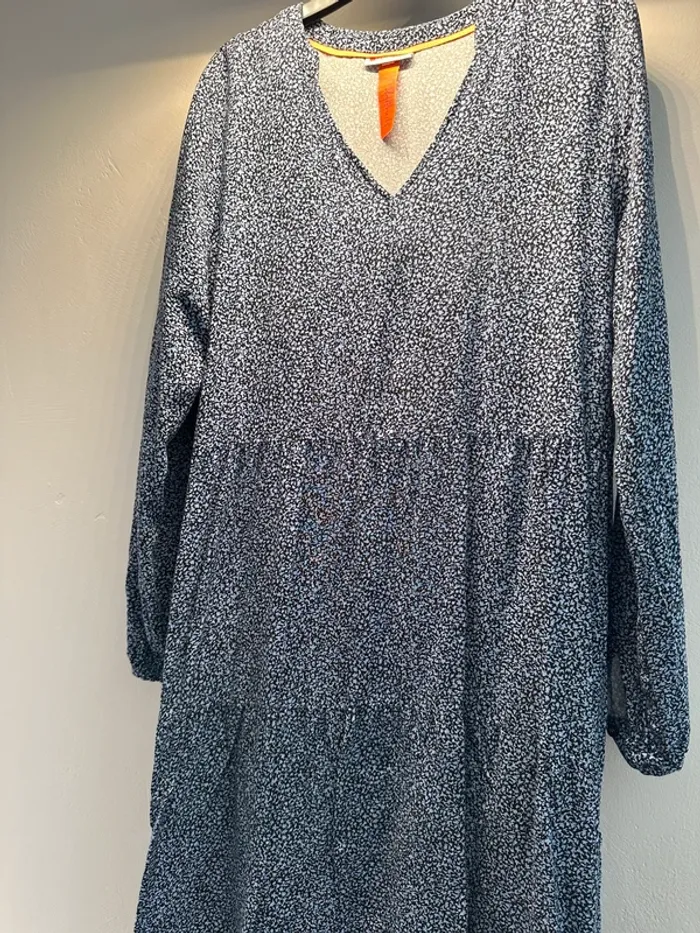 Robe légère Bleu et Noire Street One T 40 - photo numéro 3
