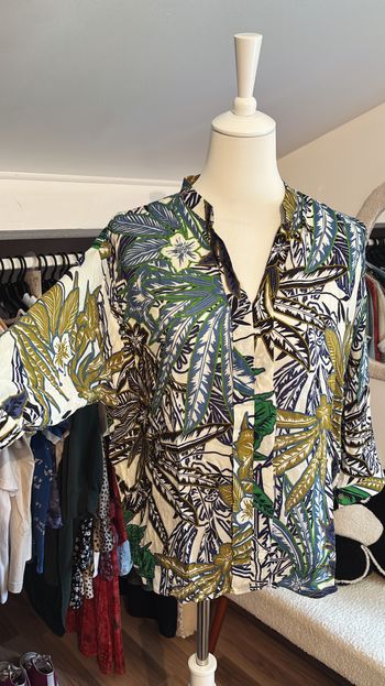 Blouse tropical Promod T42/44