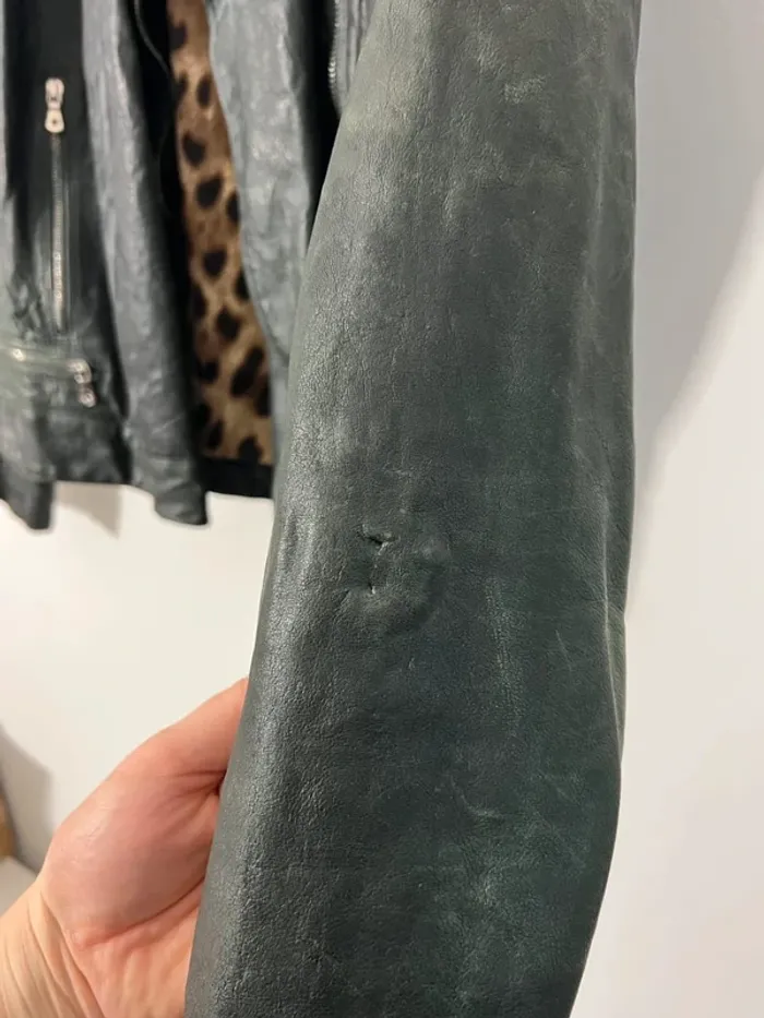 Perfecto en cuir Dolce & Gabbana - photo numéro 10